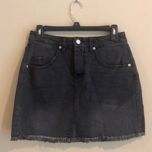 Wild Fable Dark Gray Denim Skirt